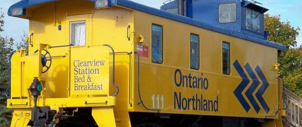 Clearview Station & Caboose B&B Creemore Esterno foto